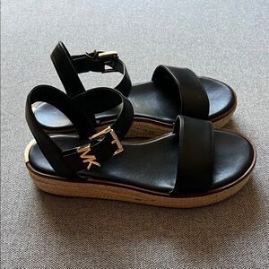 Michael Kors Black Espadrille Sandals